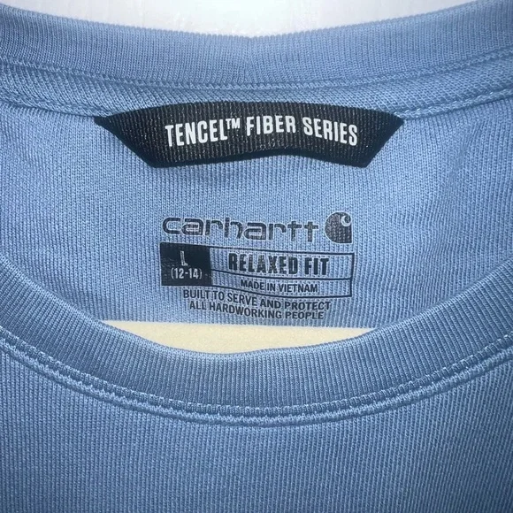 Carhartt Men’s Relaxed Fit Crewneck Sweatshirt, Tencel Fiber Series, Size Large - Picture 4 of 4